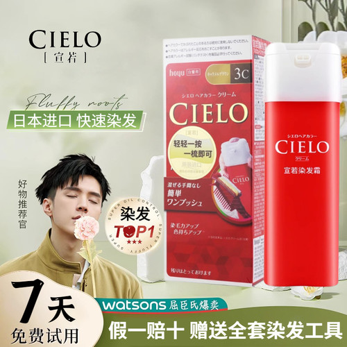 自已在家染头发日本进口黑色