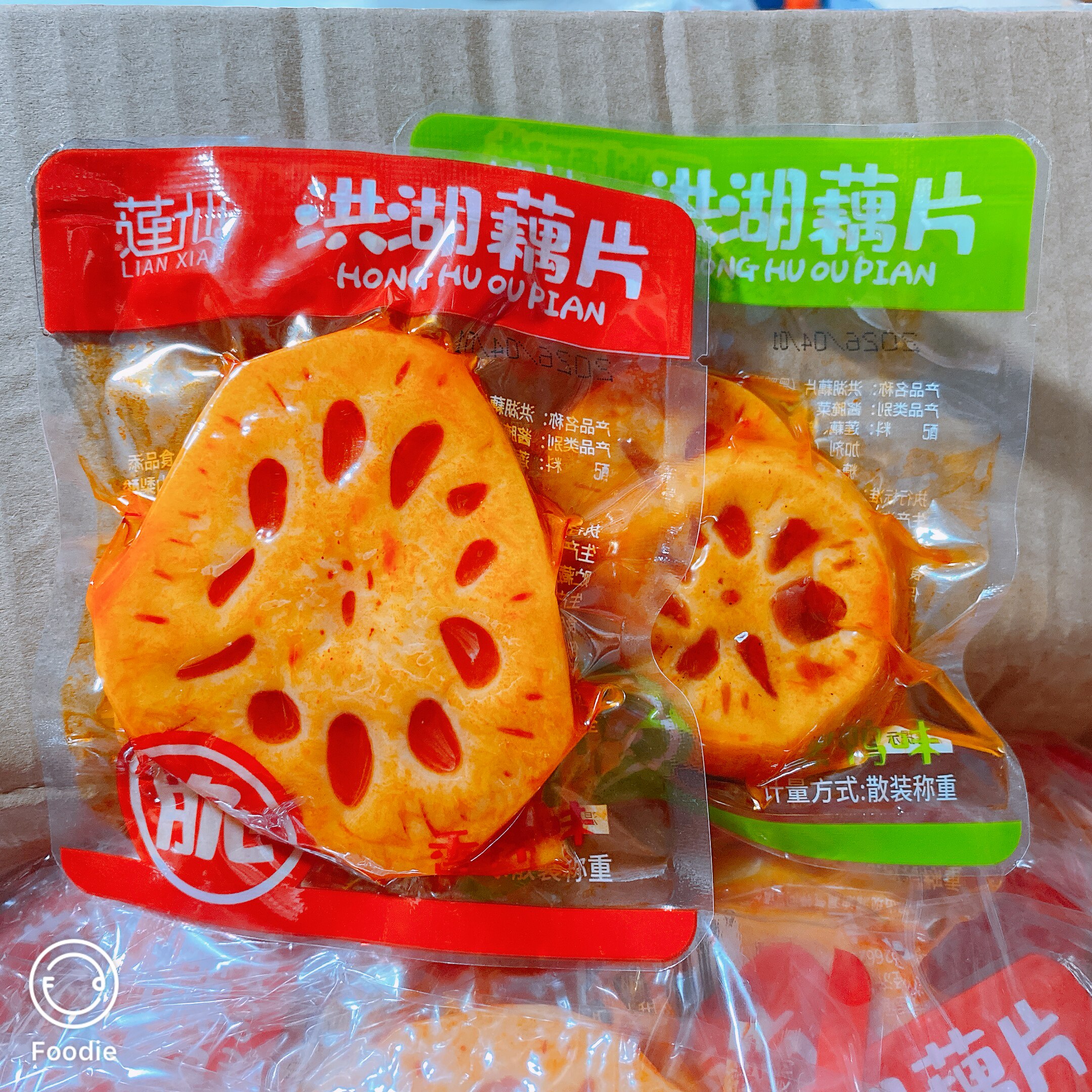 莲仙洪湖藕片独立小包装网红麻辣即食解馋宿舍夜宵零食休闲零食