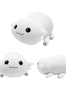 新1品str otrek decks m蝾oapsy白色螈周边毛绒玩偶 公仔玩具