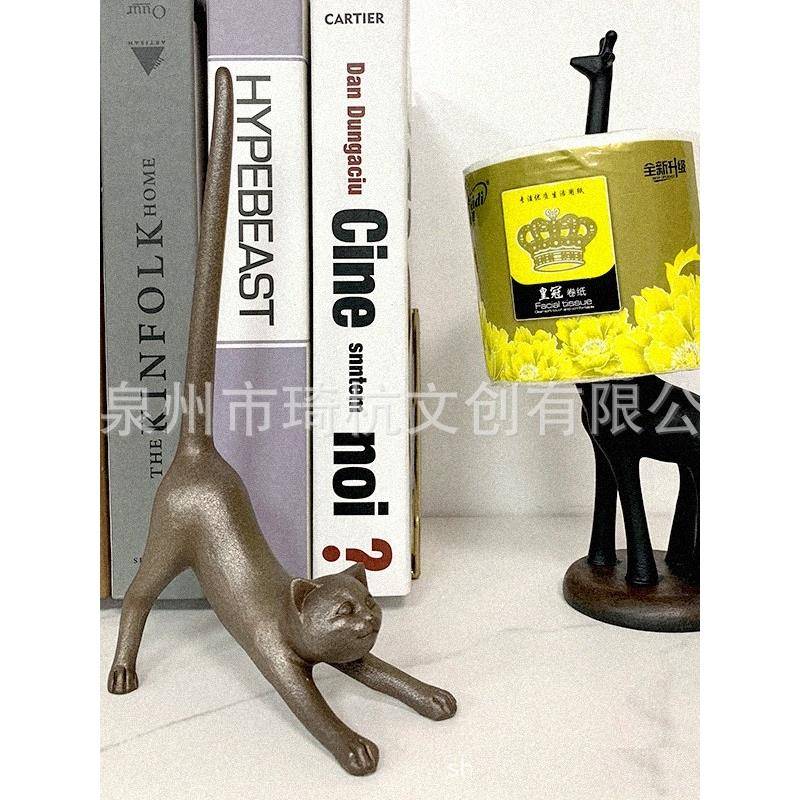 创意客人物纸巾架现代约风厅PIQ餐个性动物卷厅简纸收纳摆件