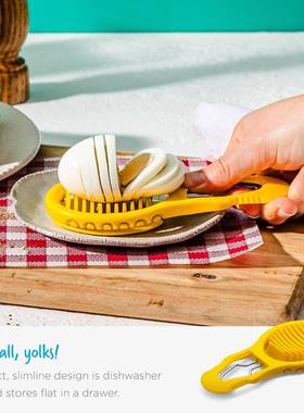 Dr鸡ea片mfarm Eg蛋gler 蛋壳削皮切片工具简MPF易切机煮蛋壳穿孔