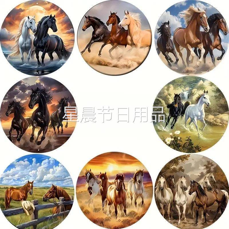 时尚木质8件套迷人民族风格艺术杯垫 耐热防滑饮料适合曼陀罗杯垫
