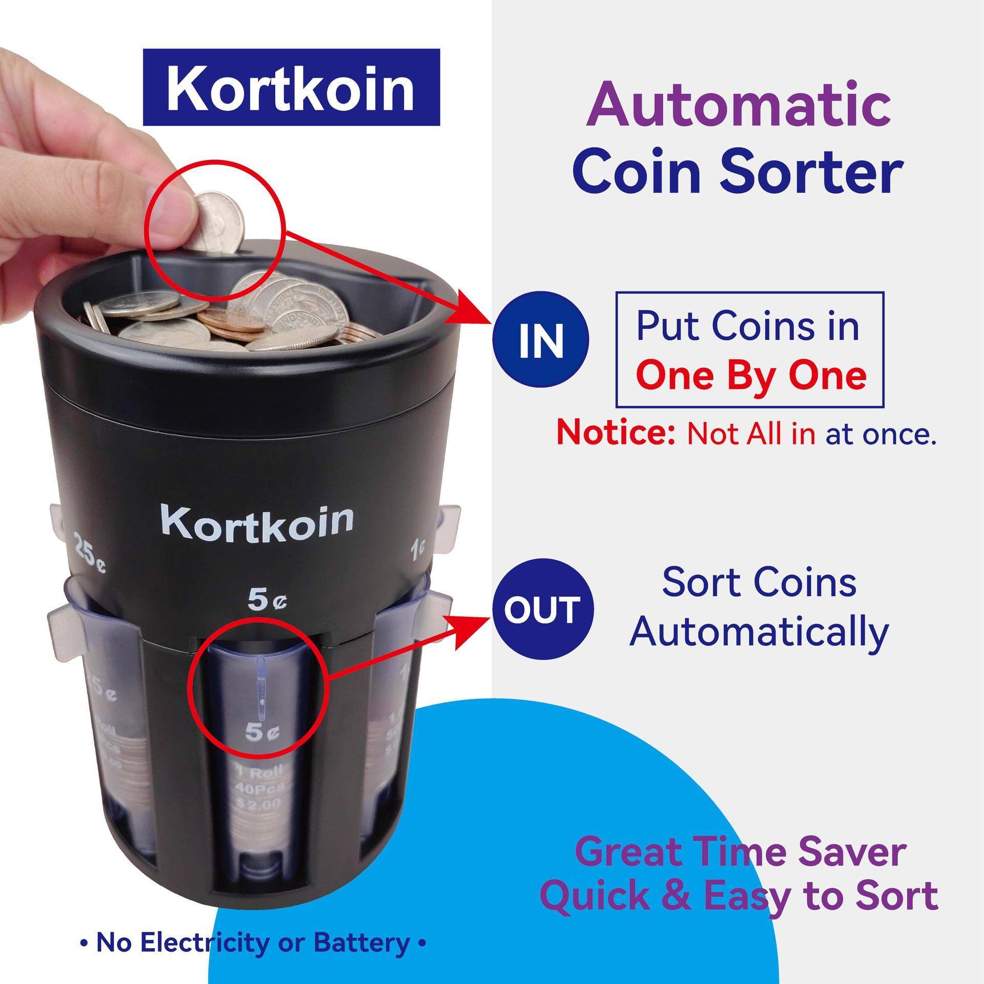 5 InN 1 Coi Couter 5 型*未定合1n 硬币计数器