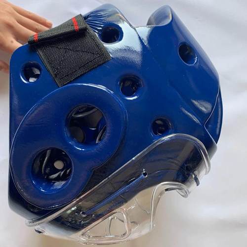 一次成型盔面罩护空具散打手道跆道训RV1152练头防护一体拳护头