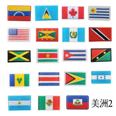 宽约5CM可缝可烫国旗个性DIY