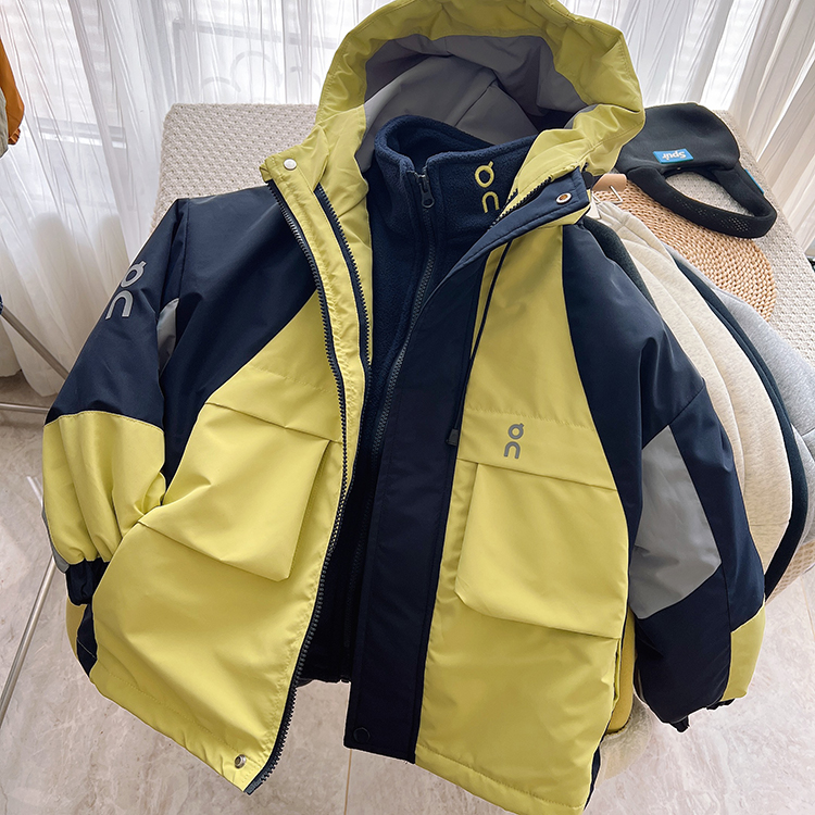 儿童冬季男女童三合一加棉外套