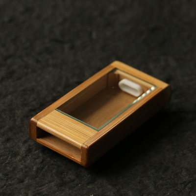 黄蛉盒十几年玉竹老料老艺人榫卯