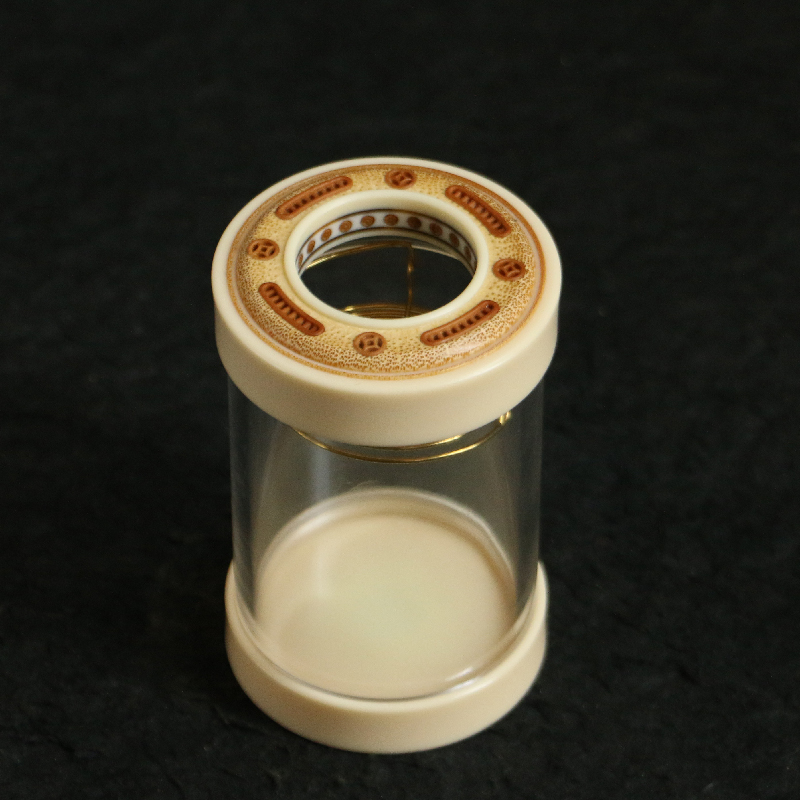 沪派精工镶嵌制作密胺纯手工精制鸣虫器具蝈蝈罐虫具文玩