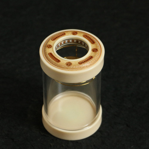 沪上海派精工镶嵌制作密胺纯手工精制鸣虫器具蝈蝈罐虫具文玩60