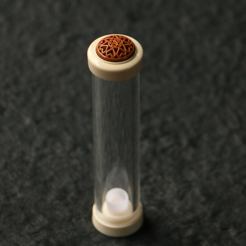 海派猛犸牙精工制作猛犸牙口盖橄榄核蒙心鸣虫器具黄蛉筒虫具