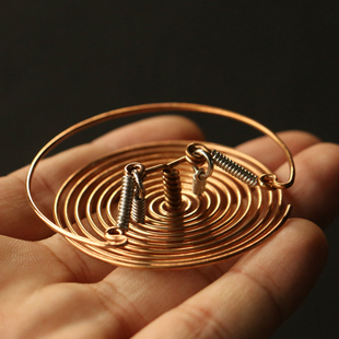 沪上名家精工制作竹簧蝈蝈罐55尺寸铜簧响簧鸣虫器具配件收藏