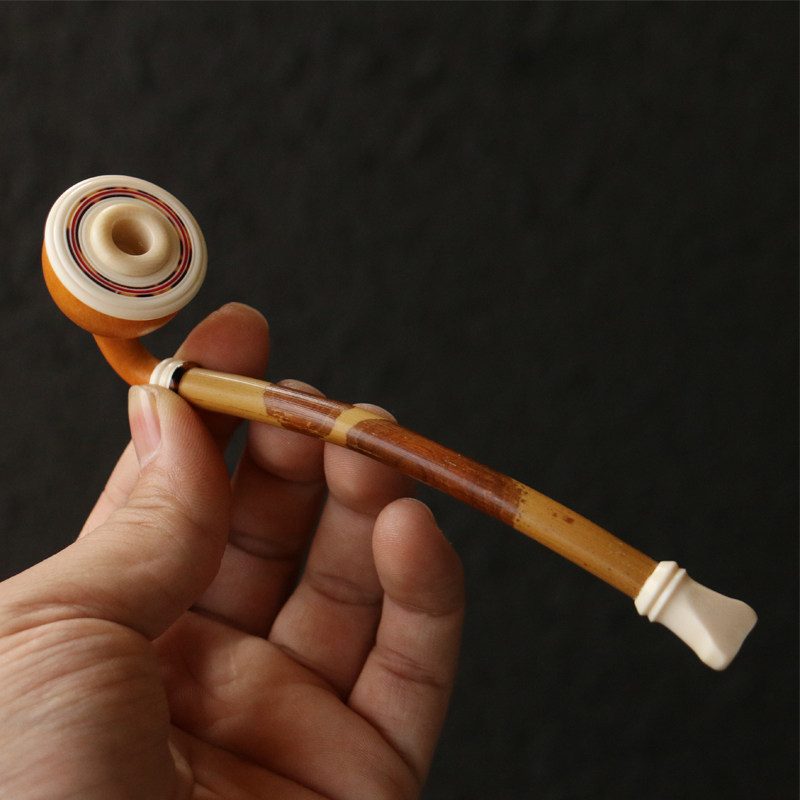 一物一拍粗烟精选福建红香妃老料海派猛犸牙葫芦烟斗抽烟器具送礼