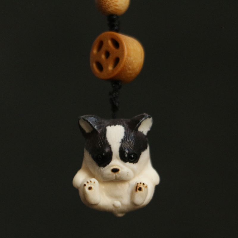 东北鹿角根付手机钥匙钱包文玩