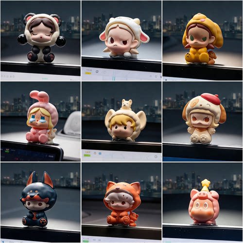 【正版现货】变装睡衣派对萌粒dimoo泡泡玛特POP BEANsp锦鲤郊游