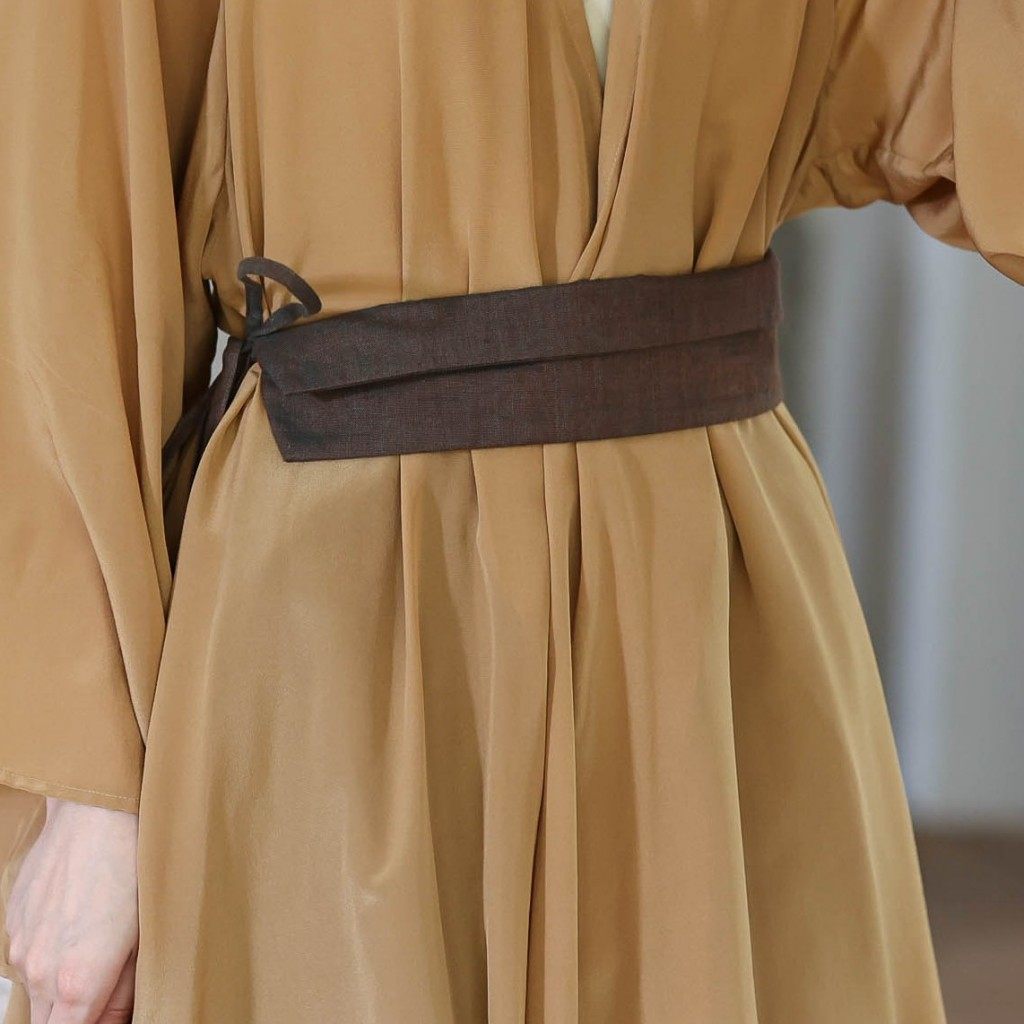 大拙 | 小物 简约优雅 色织亚麻 配汉服袍子 复古风装饰腰封/腰带