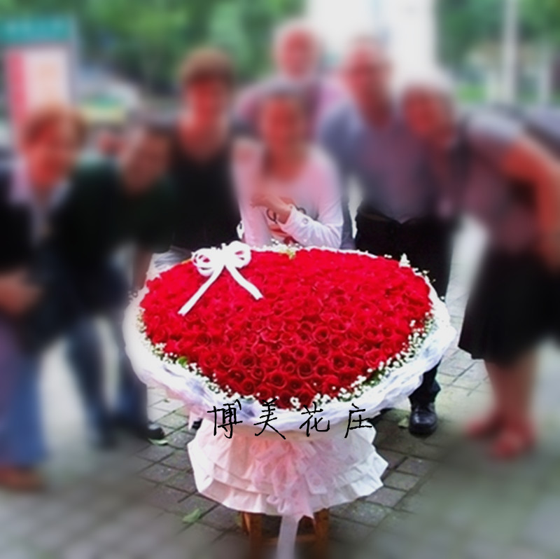 福州365朵求婚红玫瑰送花上门