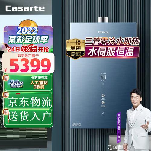 Casarte/卡萨帝 JSQ38-20CWS(12T)U1燃气热水器水伺服三管零冷水