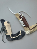 穿出高级感 原创设计撞色抽绳中筒袜子ins潮外穿男女绑带春小众