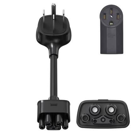 美标特斯拉配适器14-50转接线随车充转换线250V30A电流充电转接线