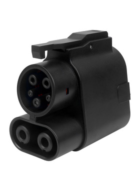 特斯拉转美标直流电动汽车充电桩NASC  to  CCS1快充转换头