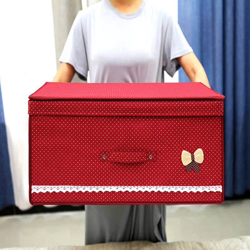 加厚收纳箱布艺装衣服储物箱大小号家用玩具整理箱有盖折叠收纳盒|ruв категории получать отделка, семьи, хранения приборов, коробка для хранения, ящик - от Buy2taobao.com для оказания профессиональной услуги покупки агента Taobao