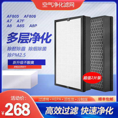 空气净化器过滤网A8P/AF805