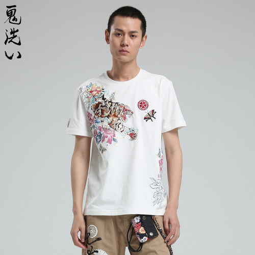 短袖绣花ONIARAI紫外线变色绣线