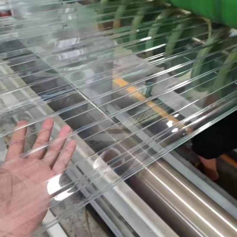 全透明阳光板采光瓦PC耐力板塑料玻璃瓦屋顶车棚雨棚天井温室大棚