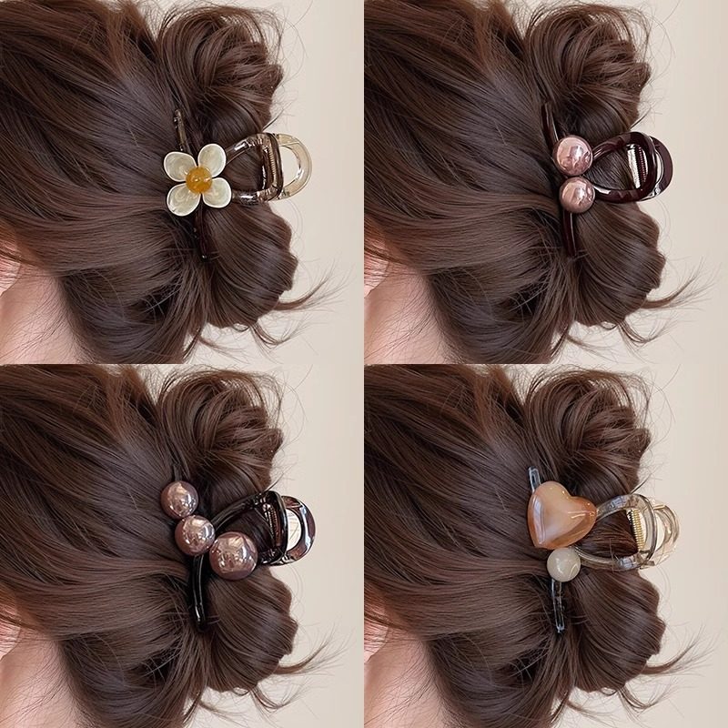 适合发量少的抓夹中号高级感2025新款发夹女后脑勺盘发鲨鱼夹头饰,饰品/流行首饰/时尚饰品新,民族风发饰,淘宝优惠券,粉丝福利购,淘宝优惠卷