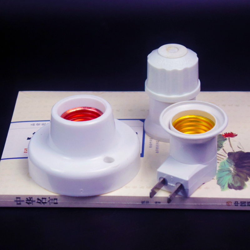 壁插夜燈座帶開關懸吊燈頭燈座