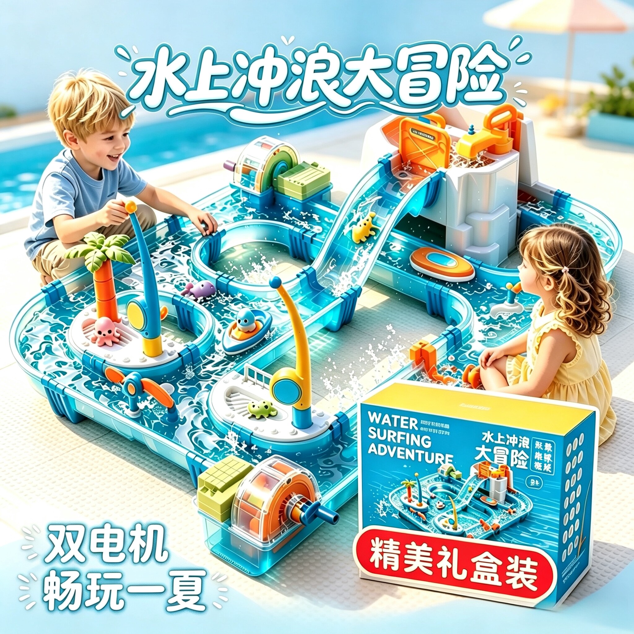:kaka儿童户外戏水玩具生日礼物