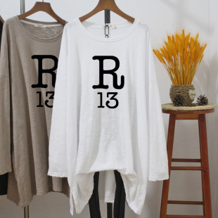 打底衫 长袖 女遮屁股配鲨鱼裤 春秋薄款 t恤胖mm200斤 宽松特大码 长款