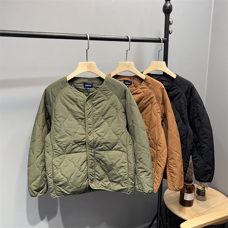 小飞自留！日系复古风！秋冬男士立体绗棉时尚百搭保暖棉衣棉服潮