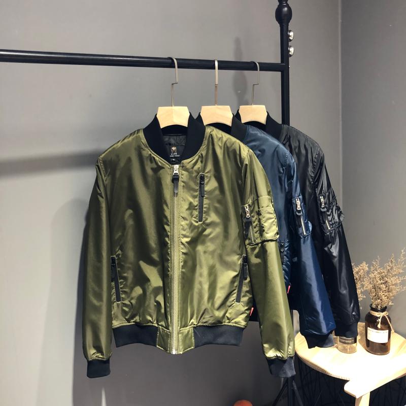 omd公司货秋冬飞行棒球领外套