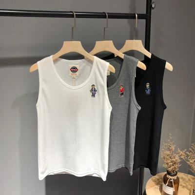 上身就是舒服华夫格面料坎肩背心