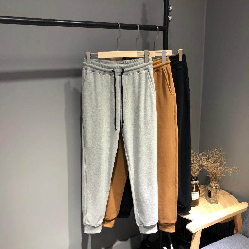 线下人气款！高克重！春季男士鱼鳞毛圈百搭休闲裤简约束脚卫裤潮,男装,休闲裤,淘宝优惠券,粉丝福利购,淘宝优惠卷