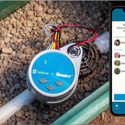 亨特NODE-BT100蓝牙干电池控制器手机无线蓝牙自动灌溉浇水控制器