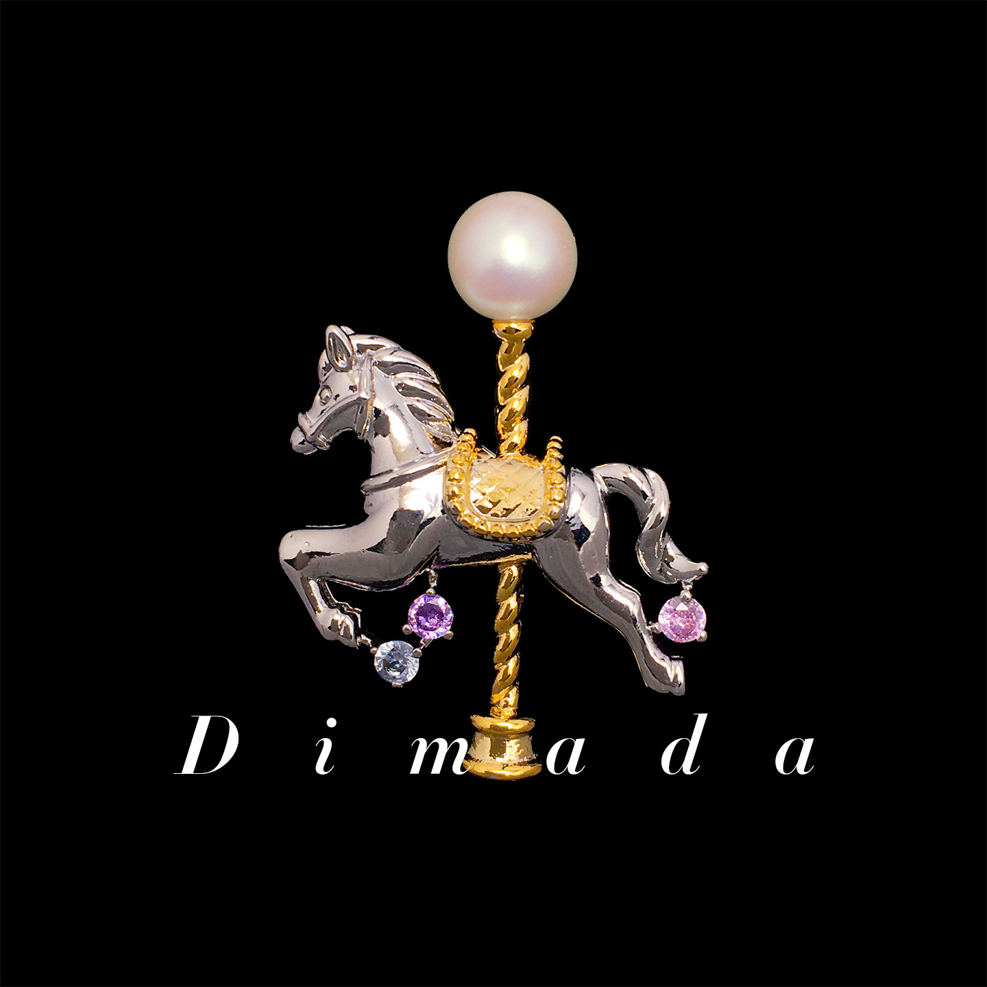 D.M.D/迪曼达中古风旋转木马胸针女士高档宫廷风别针复古时尚配饰,饰品/流行首饰/时尚饰品新,胸针,淘宝优惠券,粉丝福利购,淘宝优惠卷