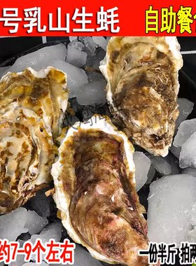 小生蚝海蛎子鲜活即食1斤7-9个