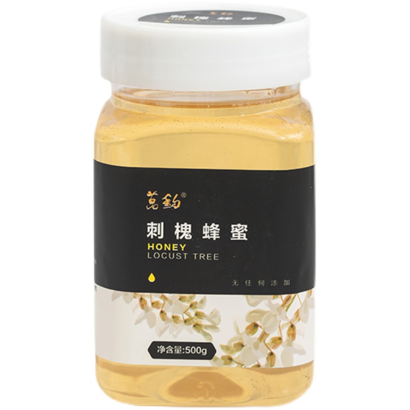 万钧槐花蜜槐蜜蜂蜜500g槐花蜜自产刺槐蜜深山巢蜜正品蜂蜜孕妇