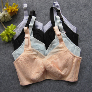 90E 大罩杯 90D 大码 95E聚拢胖MM内衣文胸 薄杯CDE杯有钢圈无海绵