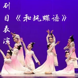 古典舞演出服女儿童中国风小孩舞蹈服装剧目表演古筝飘逸和风蝶语