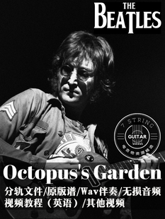 谱伴奏 The Octopus Beatles Garden电吉他学习分轨文件原版