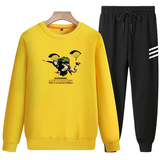 YT9905-青少年2021年春季长袖套装卫衣男印花班服校服订制P80，男装套装，星座211-2