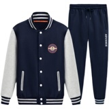 日系2025春季卫衣套装男青少年学生棒球服外套开衫男衣服套装P95，男装休闲套装，星座211-2