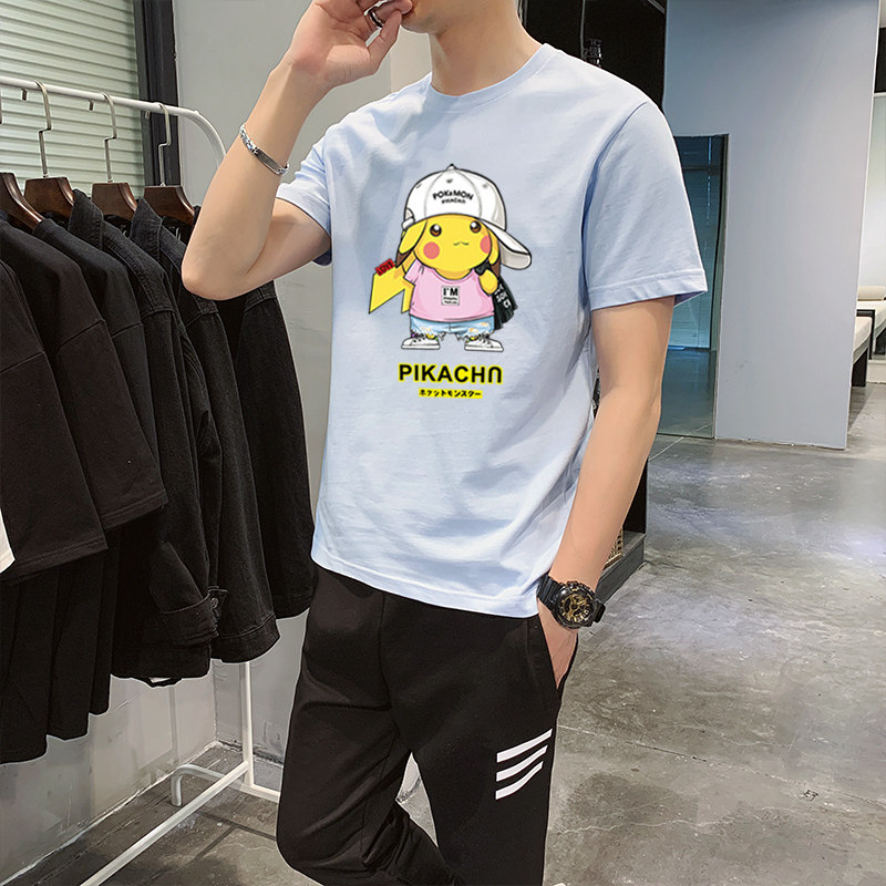 大货！短袖T恤数据超好休闲套装青少年上衣纯棉不起球修身版型P60,男装T恤,星座211-2