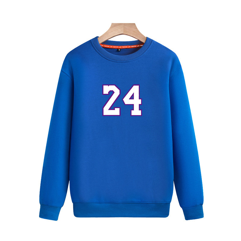 WY8840--2025春秋款班服青少年卫衣打底纯色上衣印花圆领百搭P40图片