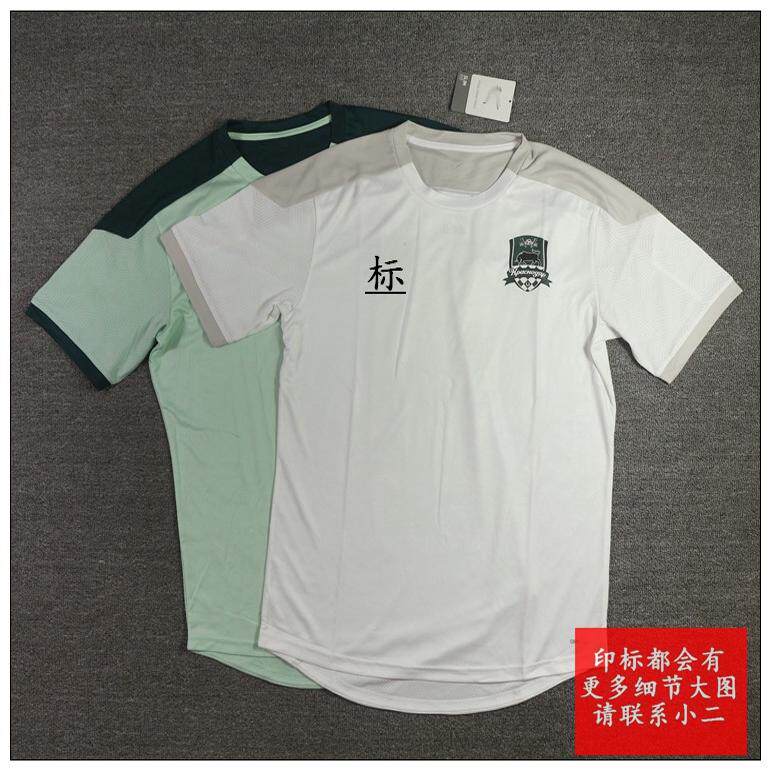 러시아 슈퍼 리그 레오파드 PU 말 남성 선수 훈련 축구 빠른 건조 통기성 스포츠 경쟁 반팔 탑 TPU23074