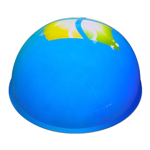 圆球体幕布全息投影3D立体影像多媒体展厅互动投影机融合器软件三维系统素材高清内投半球无缝硬幕装置