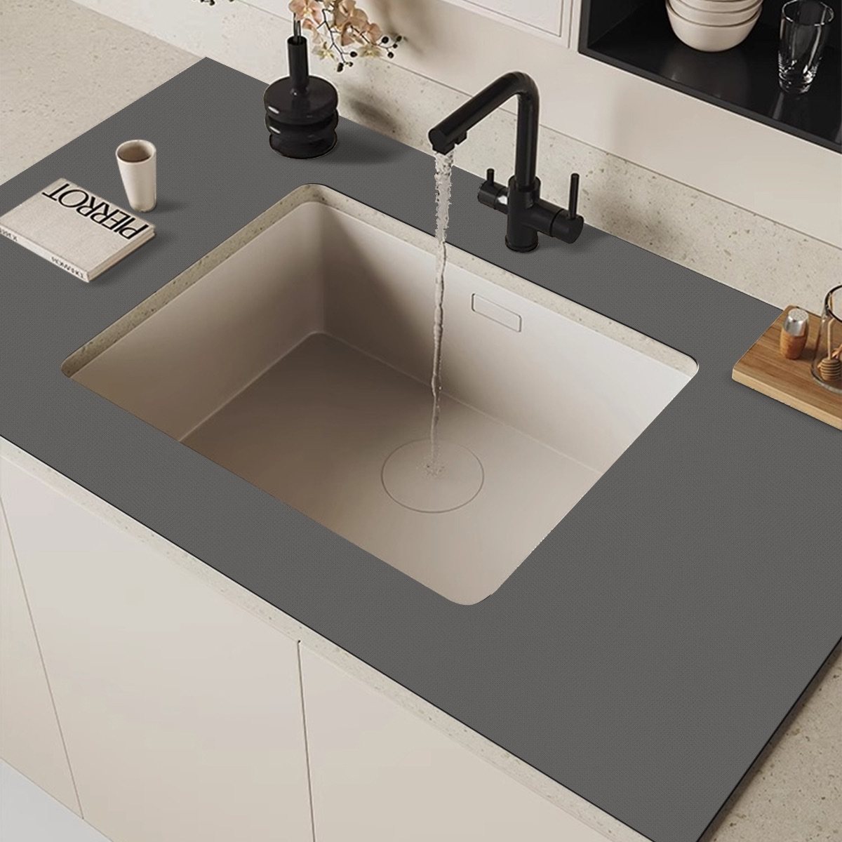 厨房沥水垫卫生间洗手台满铺吸水垫台面垫子硅藻泥洗碗池速干桌垫,居家布艺,家用脚垫,淘宝优惠券,粉丝福利购,淘宝优惠卷